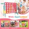 Costway Jumbo 4-to-Score 4 in A Row Giant Game Set with Stickers for Kids Adults Family Fun Red/Yellow